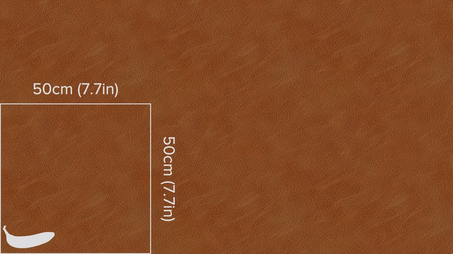 Textura em couro semi-anilina de búfalo selvagem, castanho claro