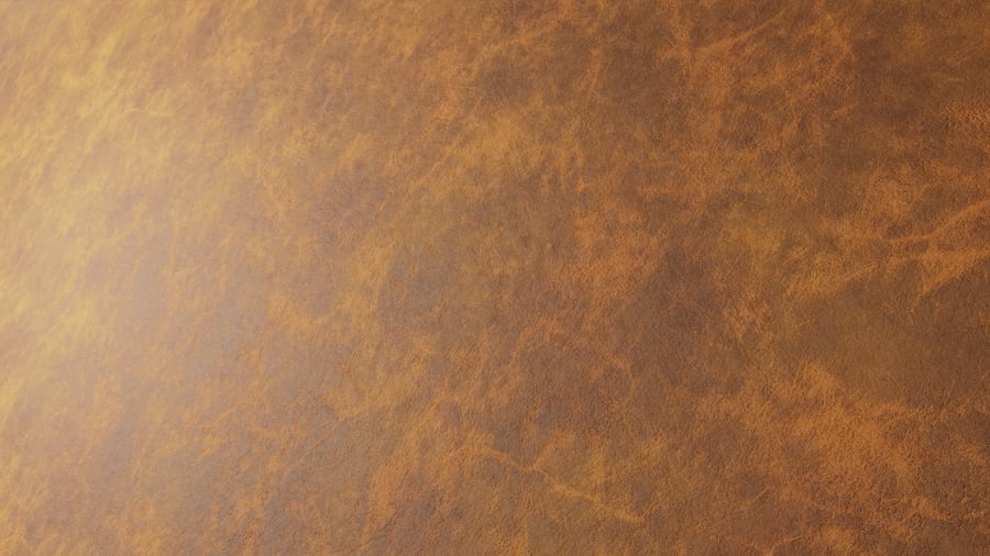 Textura de couro vintage patinado, castanho caramelo