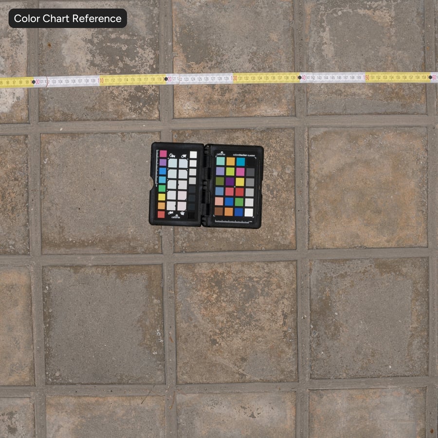 낡은 사각 콘크리트 보도 텍스처