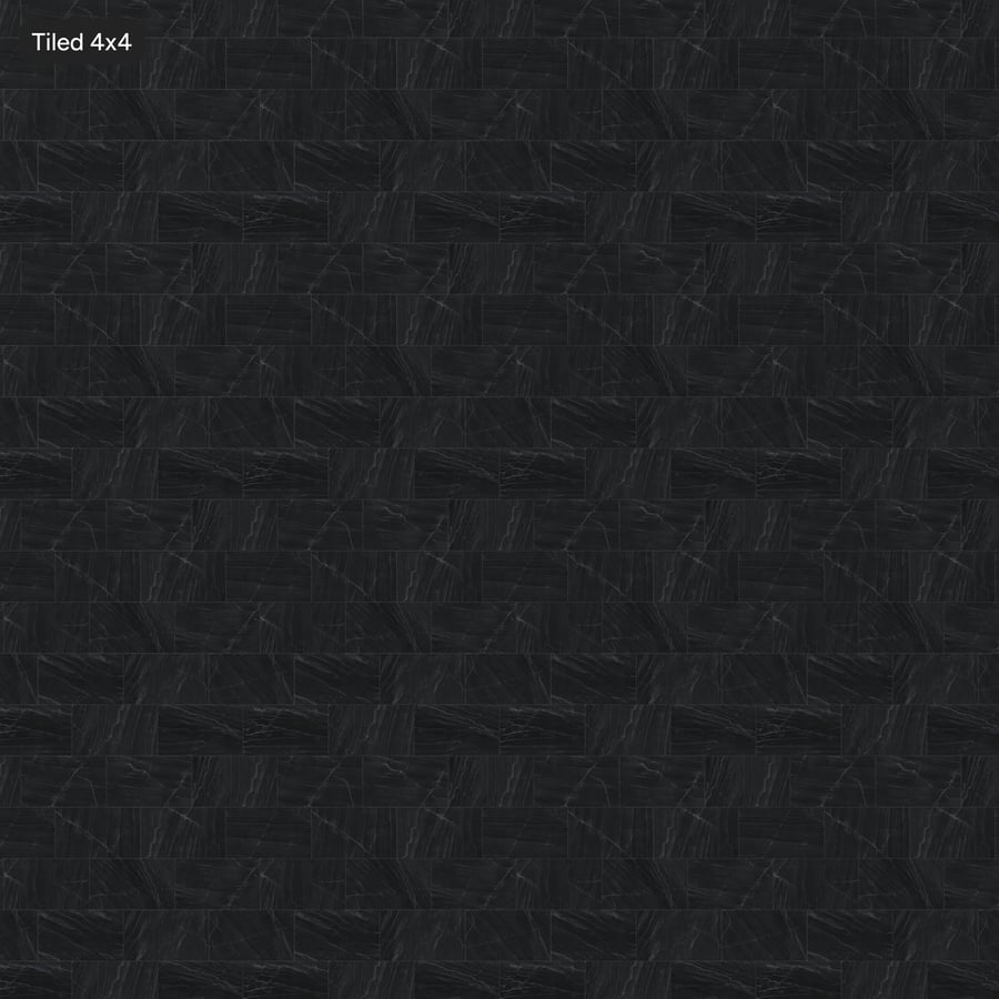 Textura de azulejo mate retangular deslocado em quartzito, preto