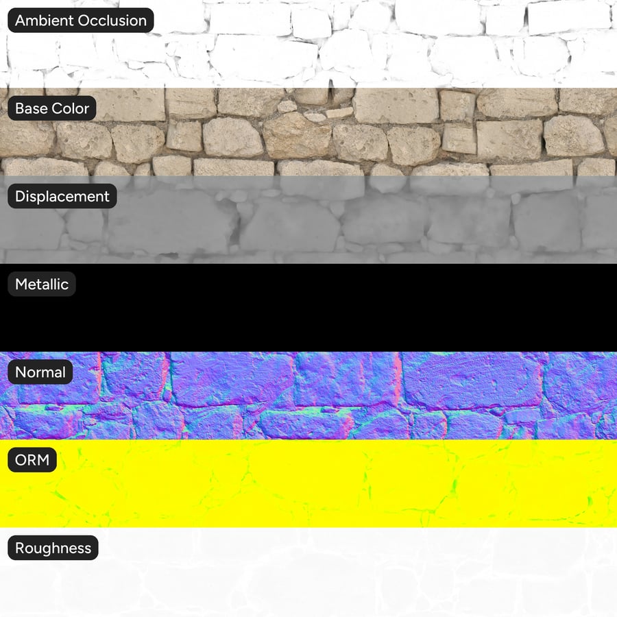 Textura zdiva z vápencové sutě, krémová