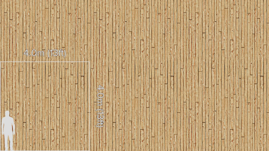 Uneven Worn Wood Flooring Texture, Warm Tan