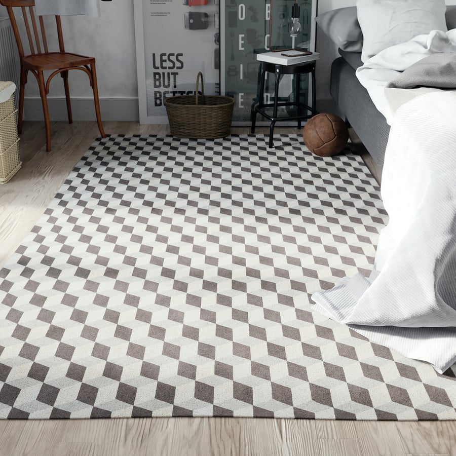 Tapete de design Cube Italia, modelo Tri-Tone Grey