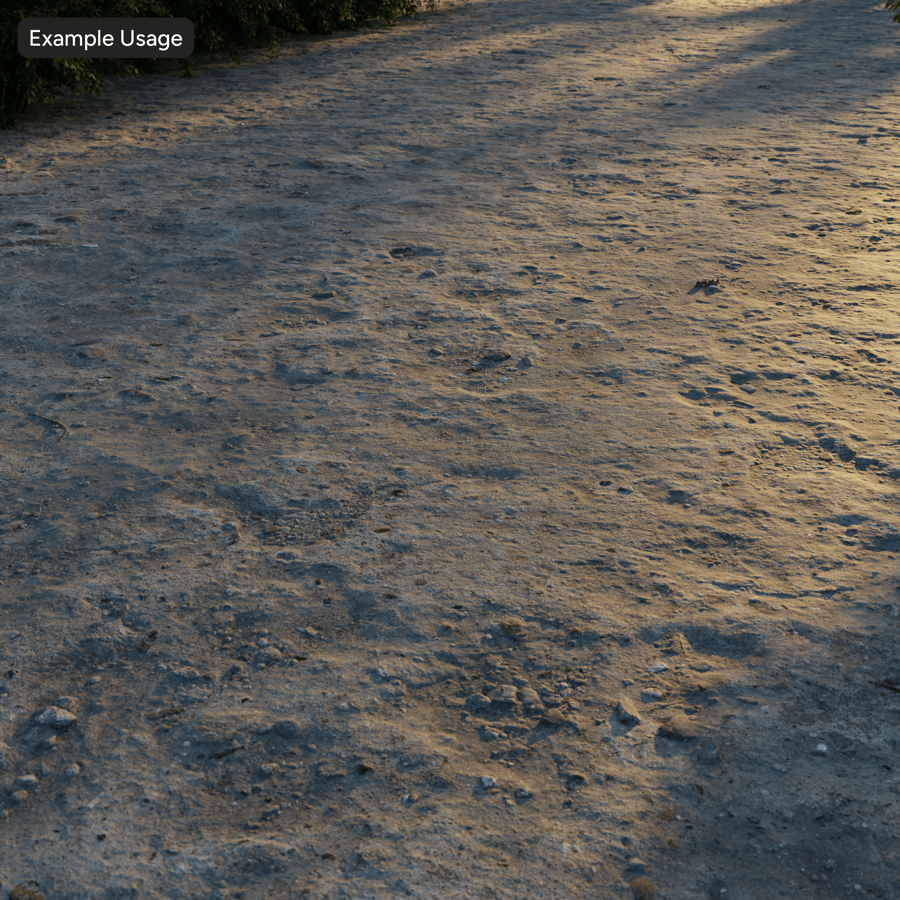 Açıkta Kalan Agrega Aşınmış Beton Zemin Dokusu