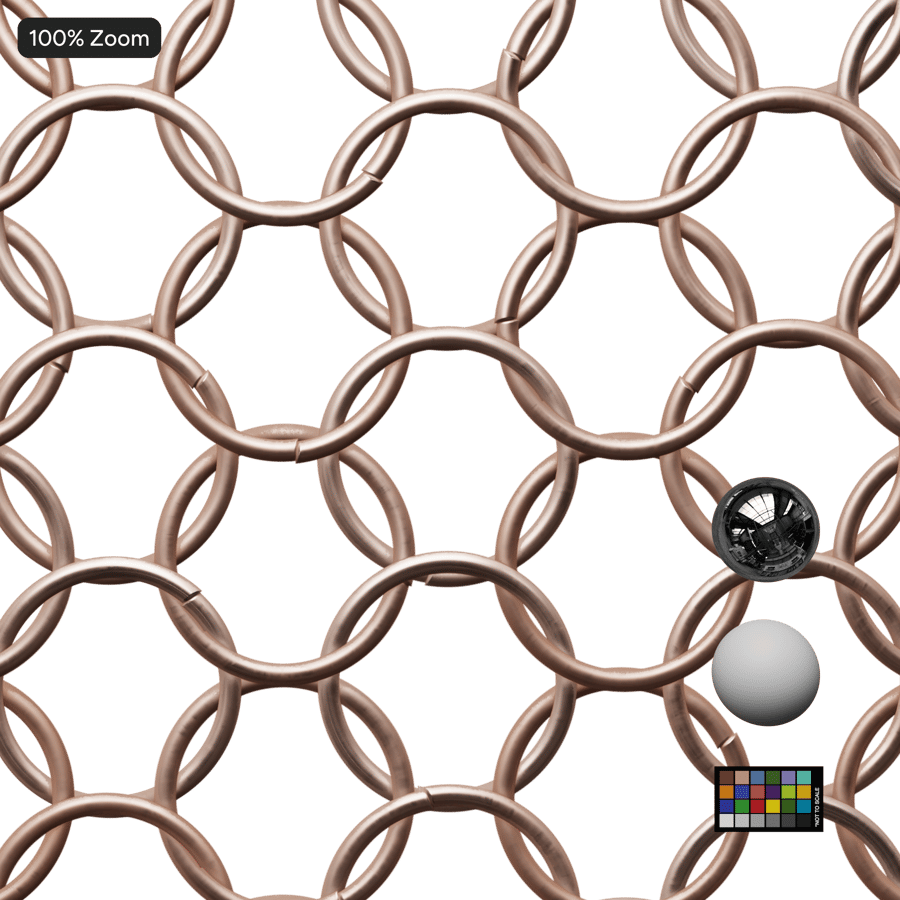 Thin Chainmail Copper Texture