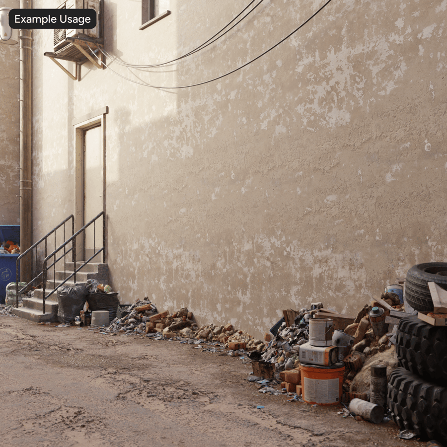 Textura de gesso fosco envelhecido, bege