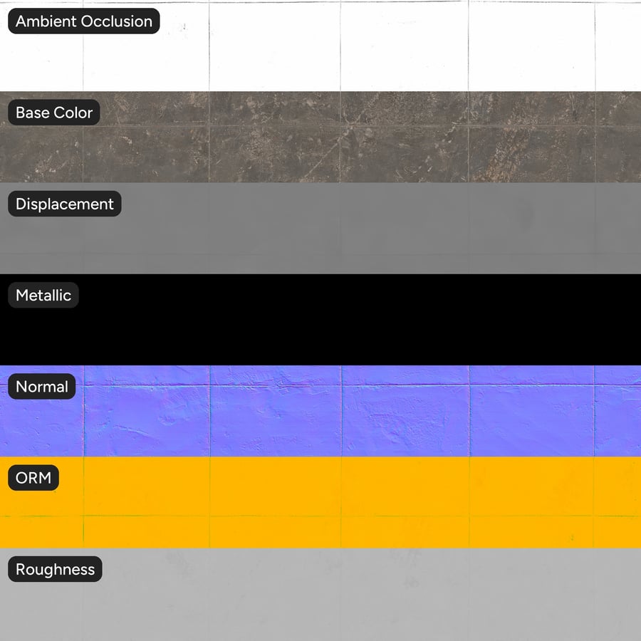 Schmutzige quadratische Steinpflaster-Textur, Grau