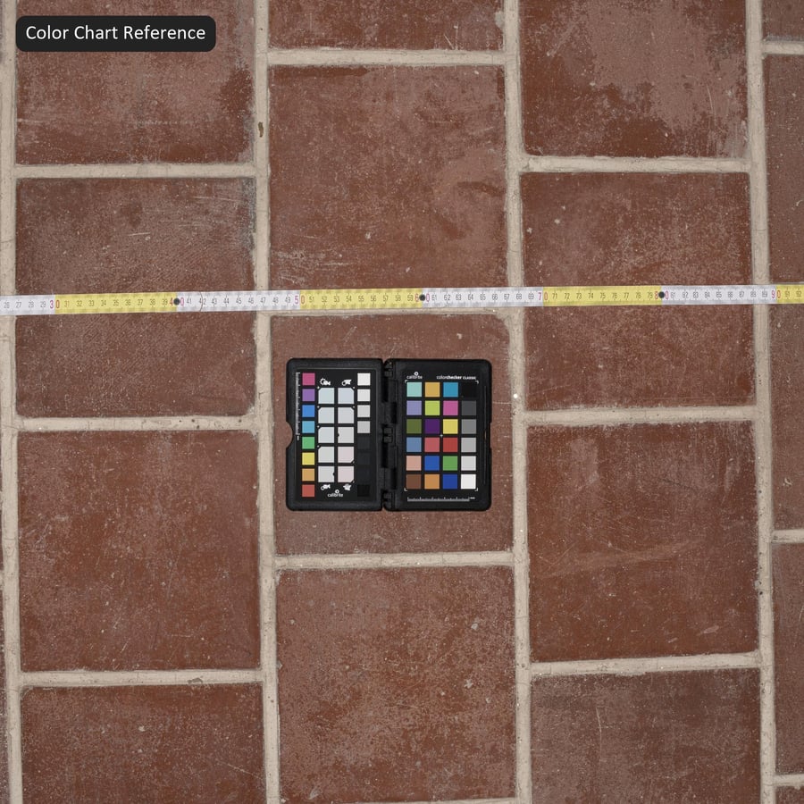 Texture quadrata polverosa per piastrelle di ceramica, rosso