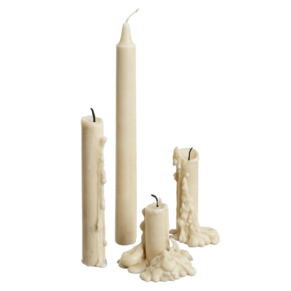 Melted Wax Candle Sticks Model