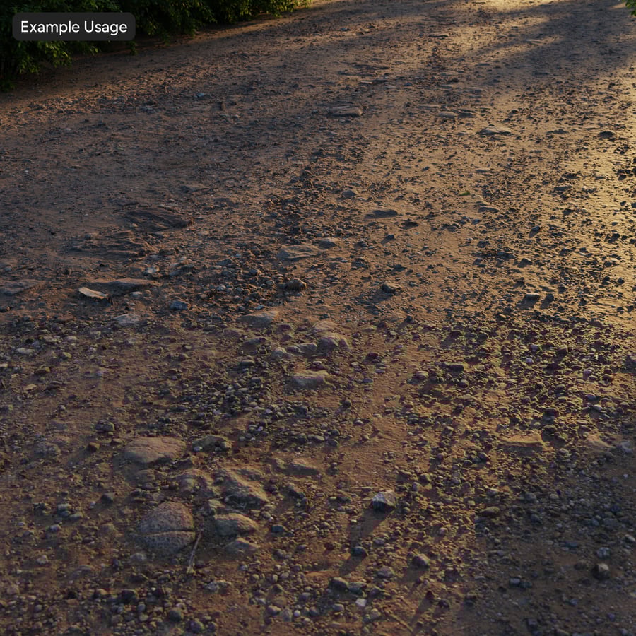 Grus på jord Textur