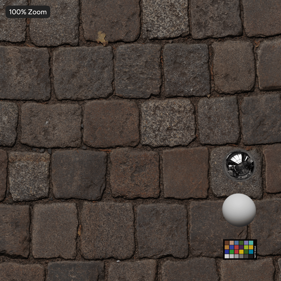 Fan Decorative Cobblestone Texture