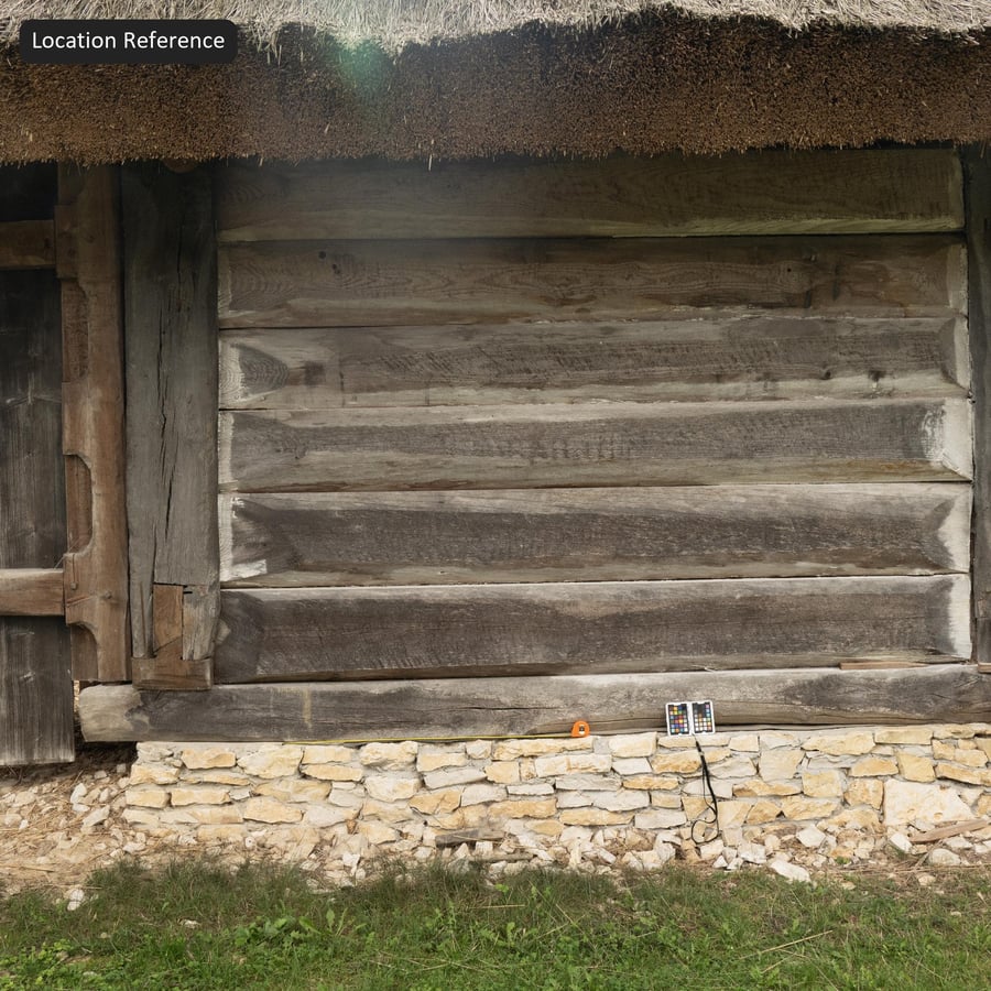 Weathered Roughness Wood Log Siding tekstura ściany