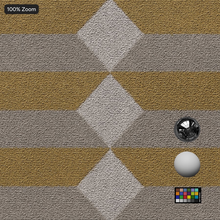 Randig geometrisk ullmatta Textur, senap