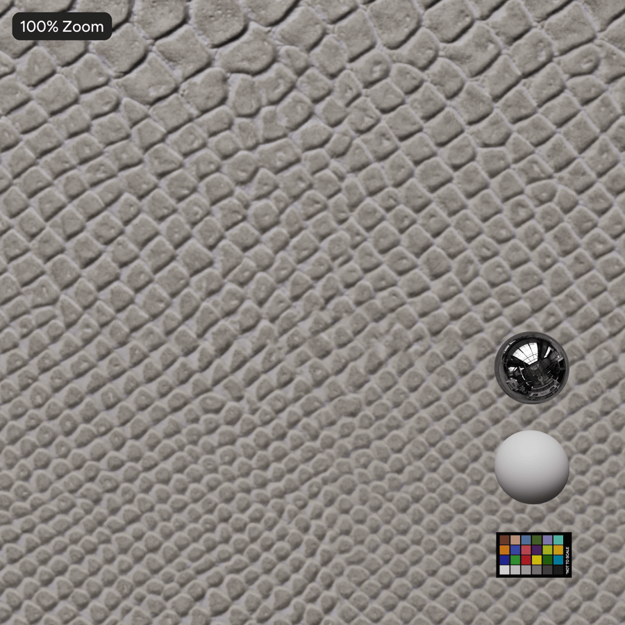 Textura umělé ještěrčí kůže, bílá
