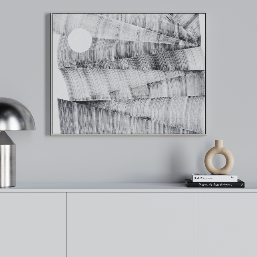 'Composition No. 190' Abstract Wall Art Model