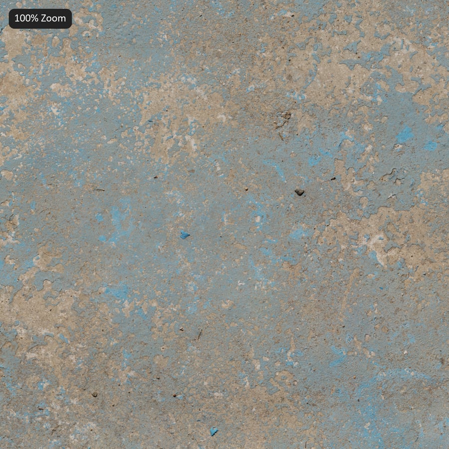 Textura de gesso pintado danificado, azul claro