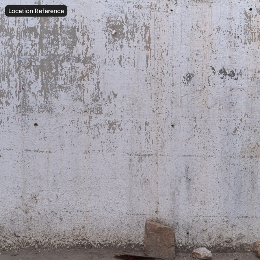 Textura de parede de concreto pintado desgastado, branco