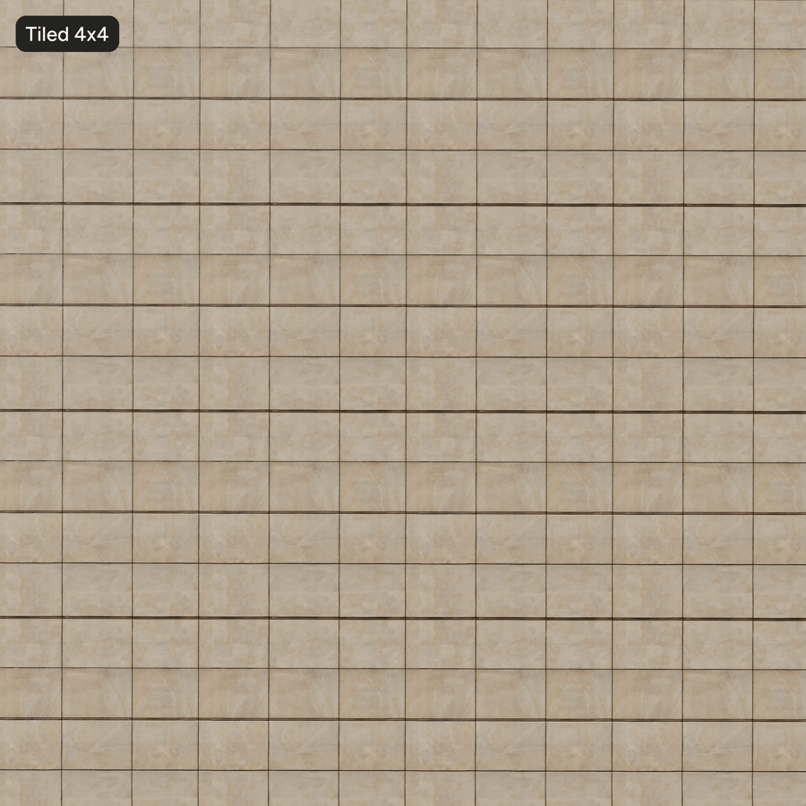 Matte Travertine Facade Tile Texture