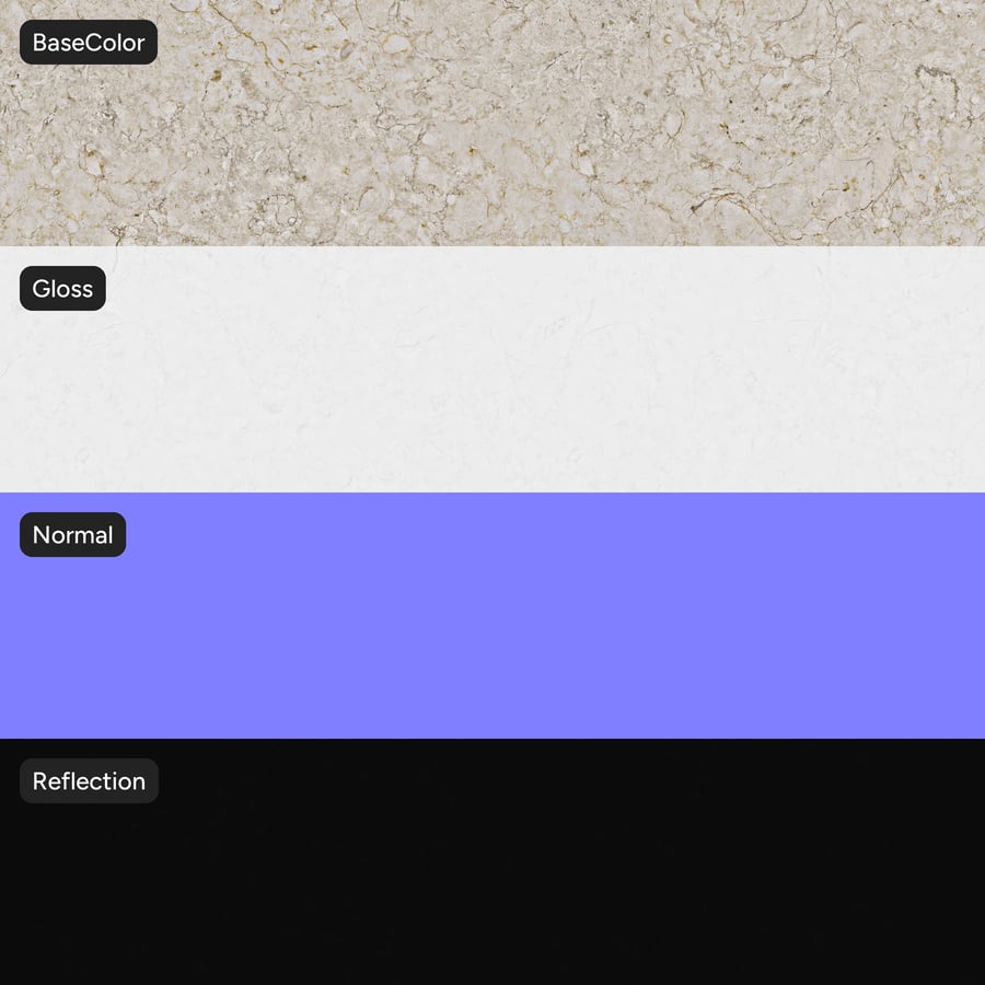 Polished Marble Stone Texture, Warm White