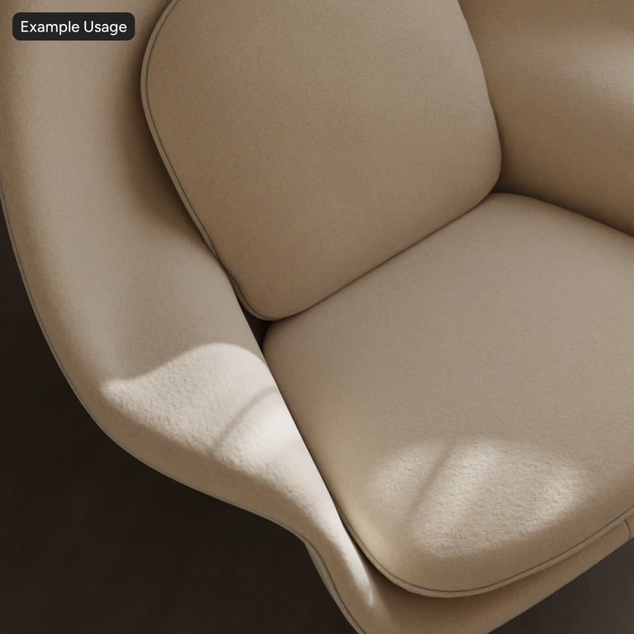 Soft Felt Fabric Texture, Beige