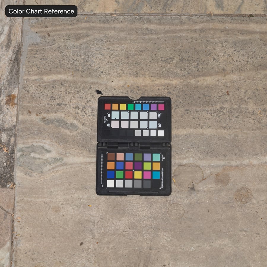 Dirty Travertine Stone Sidewalk Texture