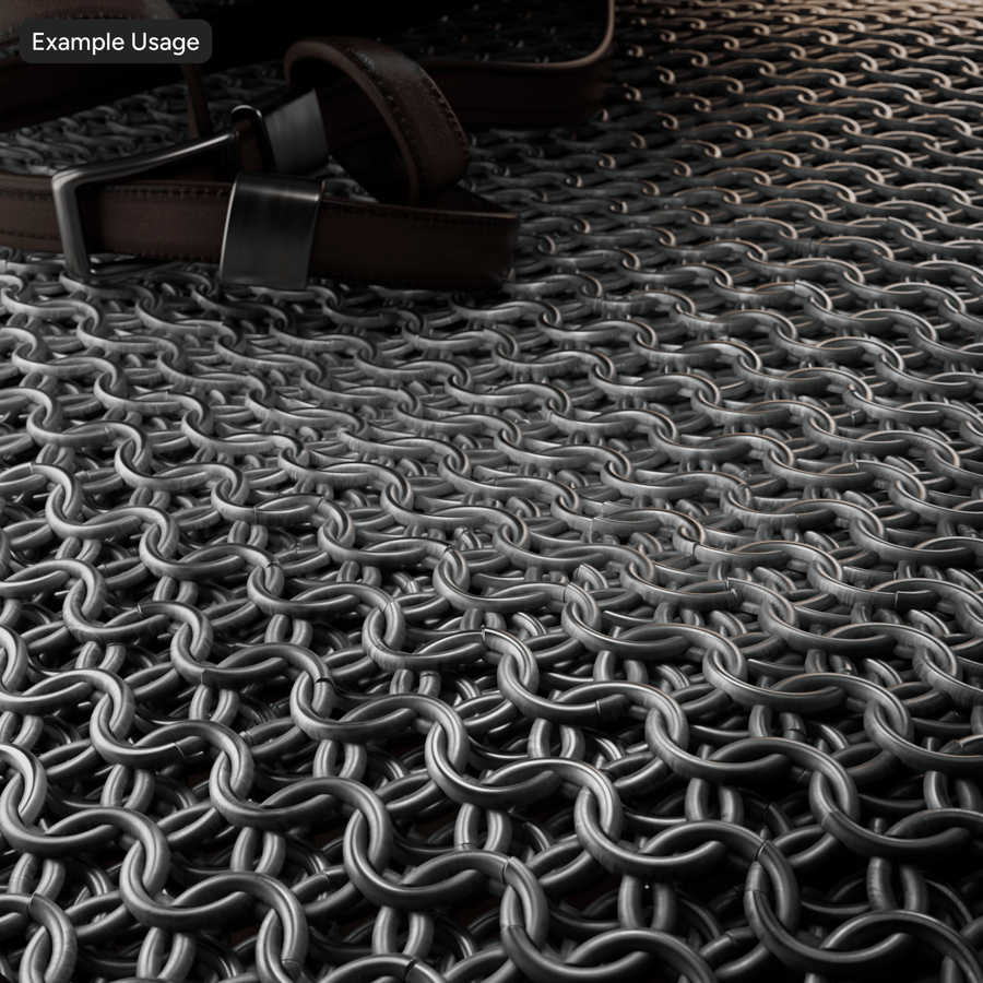 Textura de malha metálica