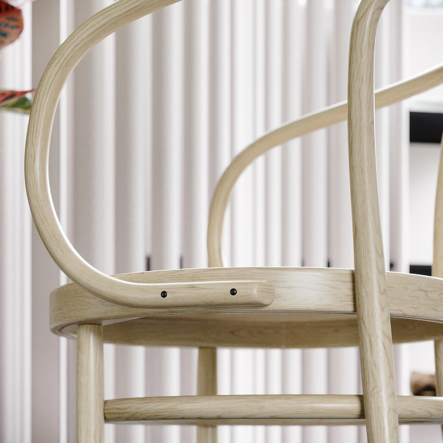 Réplica em madeira da cadeira Thonet 209 Modelo