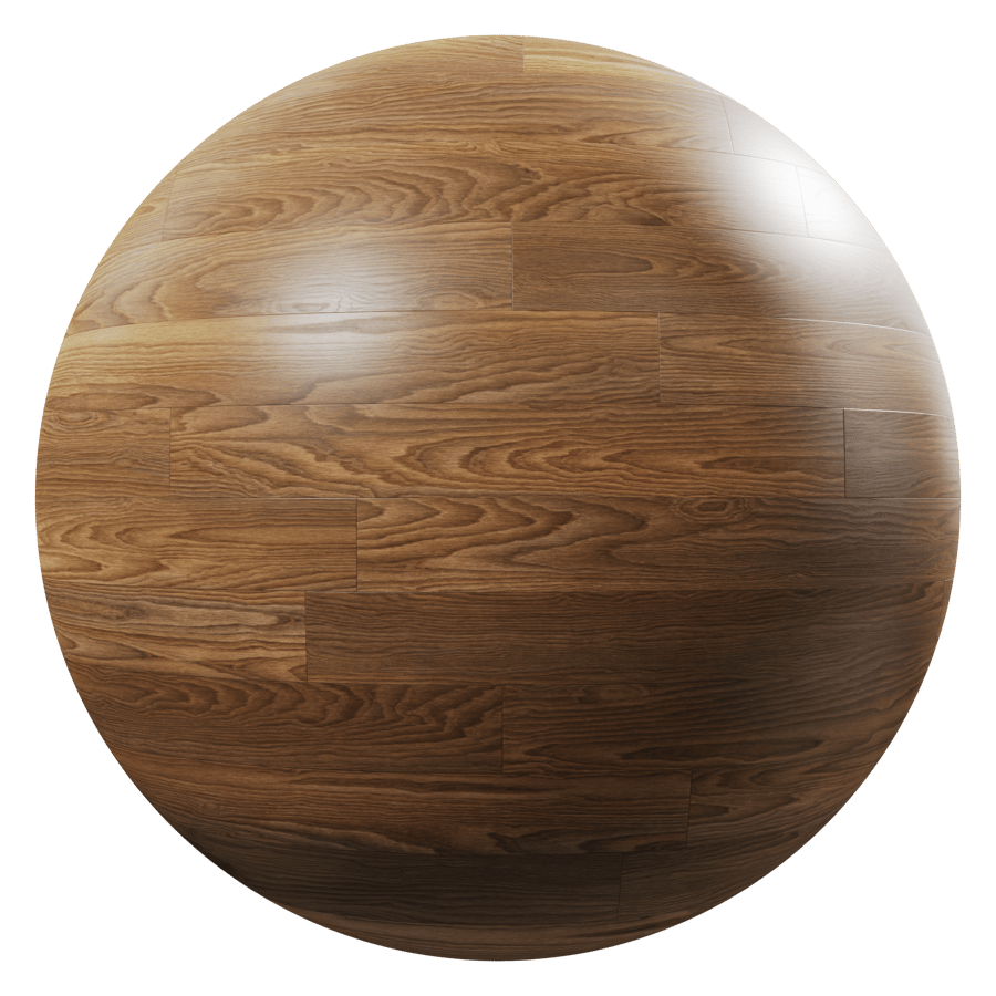 Distinct Grain Thick Plank Walnut Wood Flooring Texture