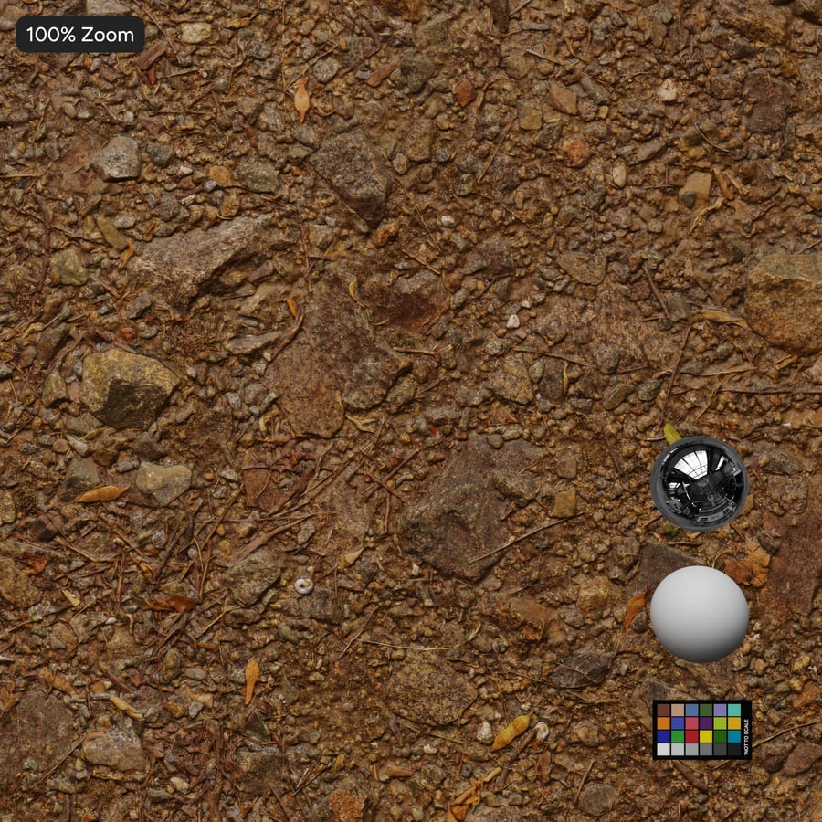 Scattered Chunky Rock Texture