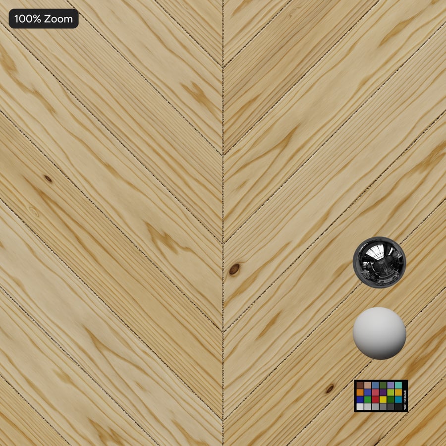 Chevron Pine Wood Board Texture, Naturell