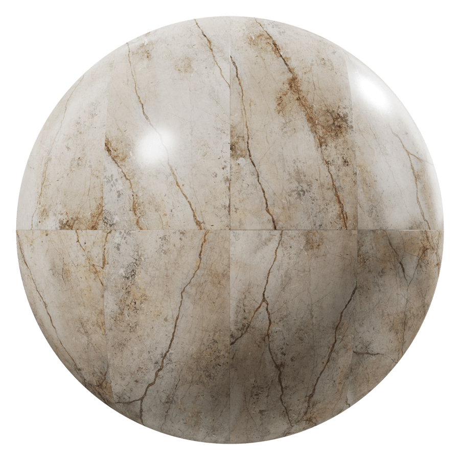 Honed San Pedro Marble Tile Stacked Texture