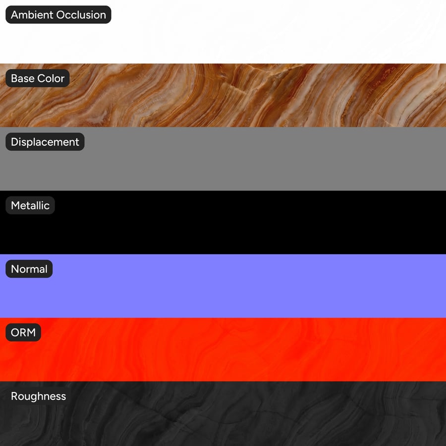 Onyx Polished Stone Texture, Red Amber