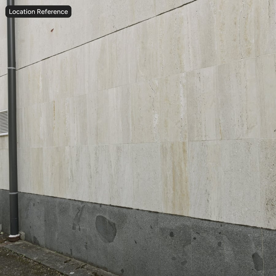 Poliigon Stone Travertine Facade 10509