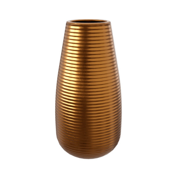 Vase en cuivre strié Modèle