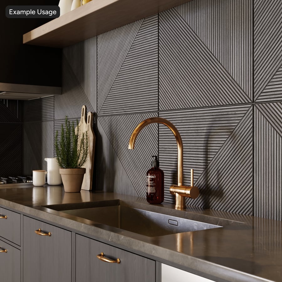 Texture geometrica per piastrelle in ceramica, nero