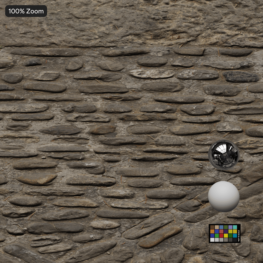 Texture décorative de trottoir en pavés