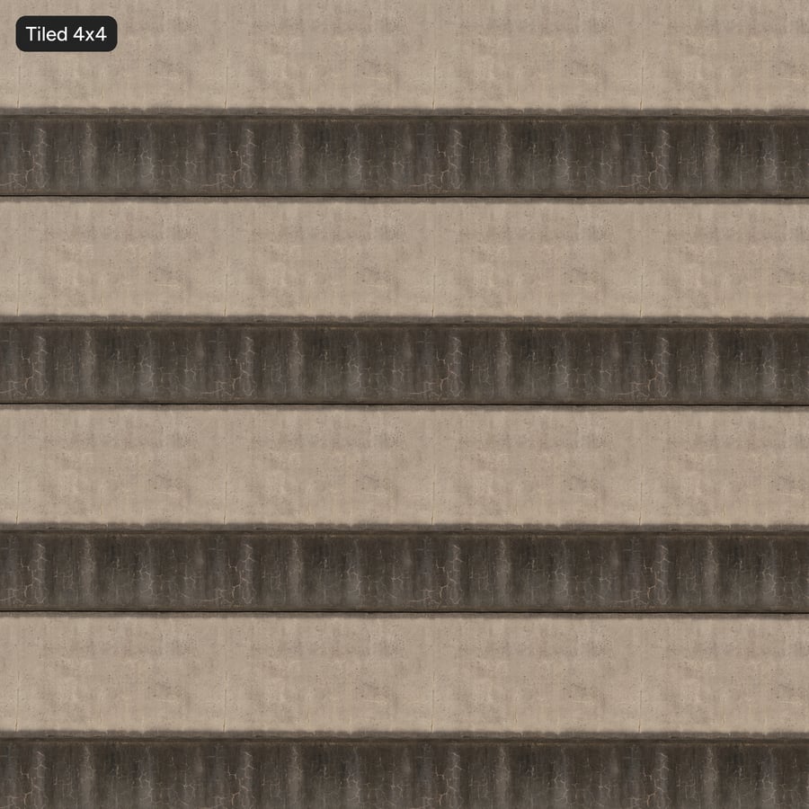 Weathered Two Tone Rendered Boundary Wall Texture, Beige