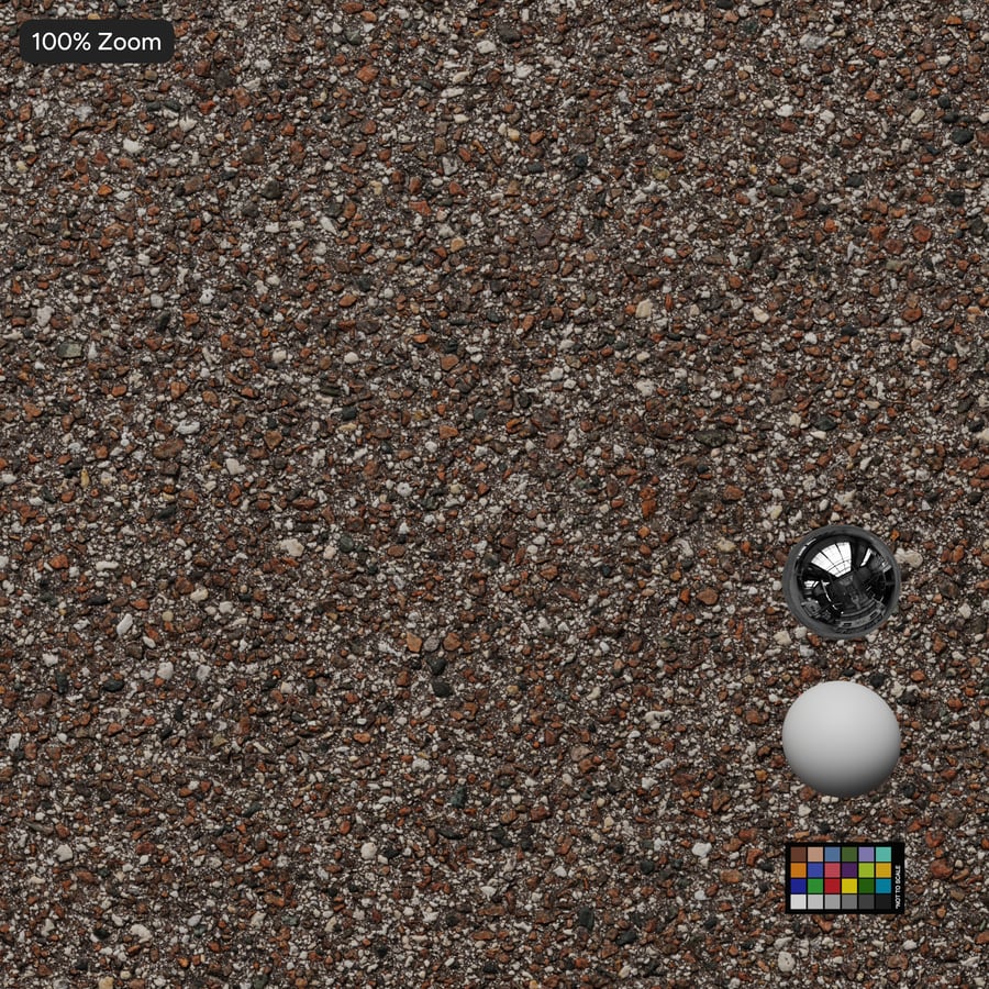 Speckled Aggregate Asphalt, Brown