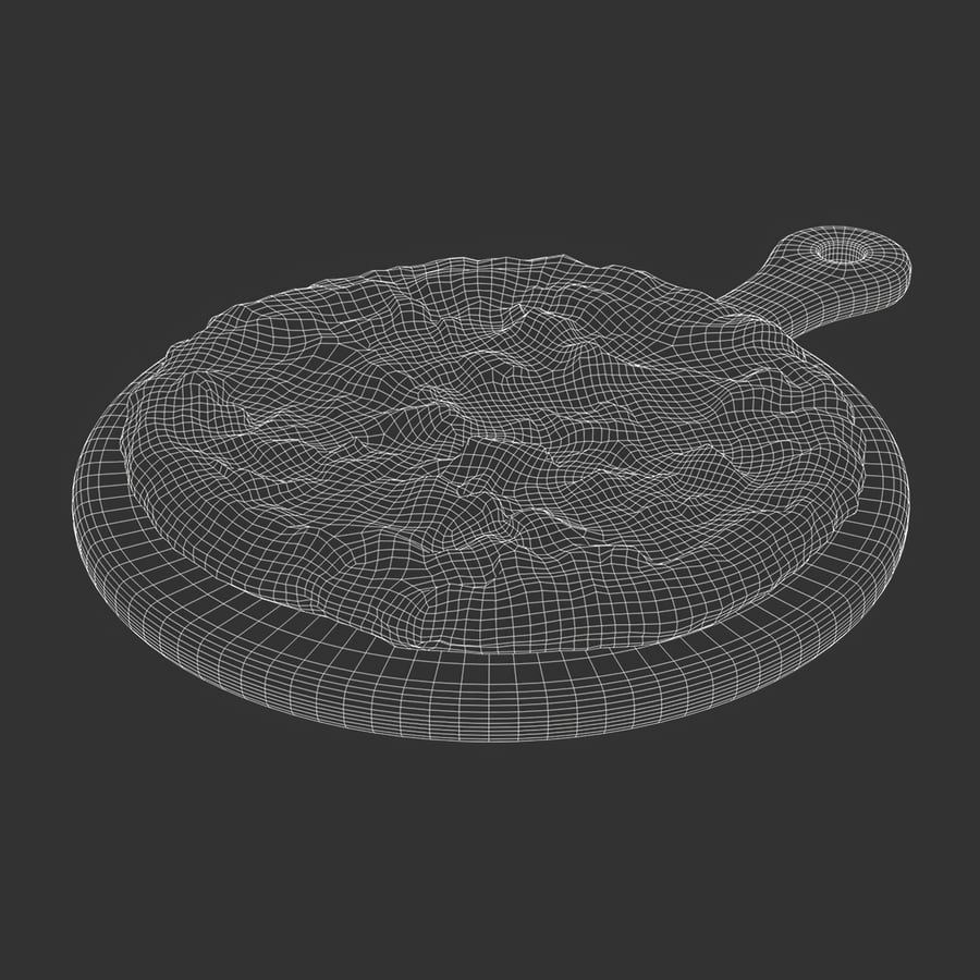 Modelo de pizza média deluxe