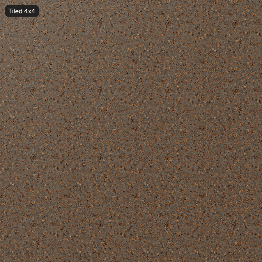 Feuilles tombées sur une texture de route en granulats d'asphalte