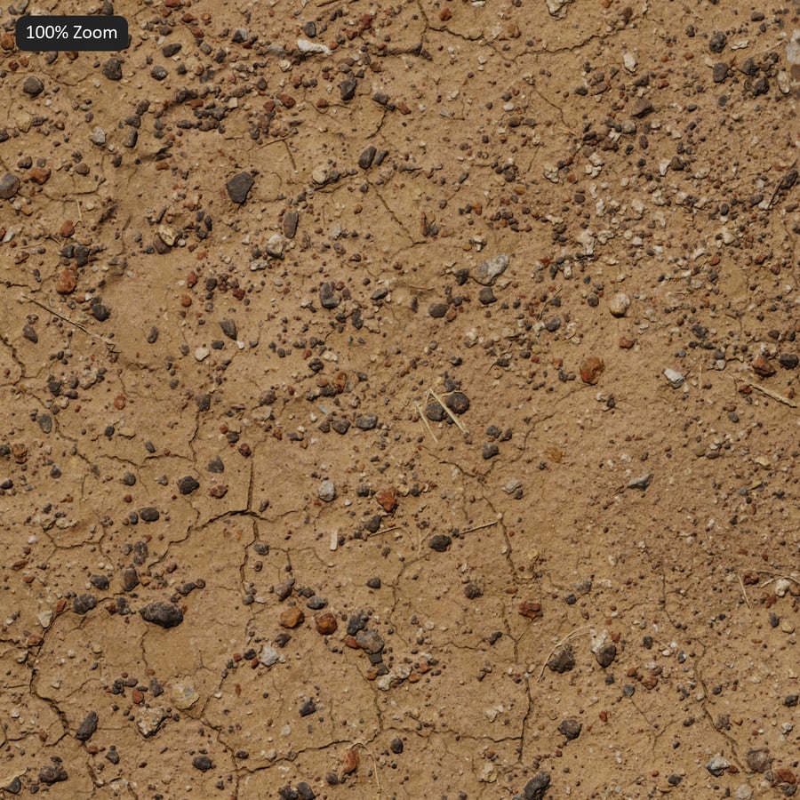 Cracked Dirt Road Texture
