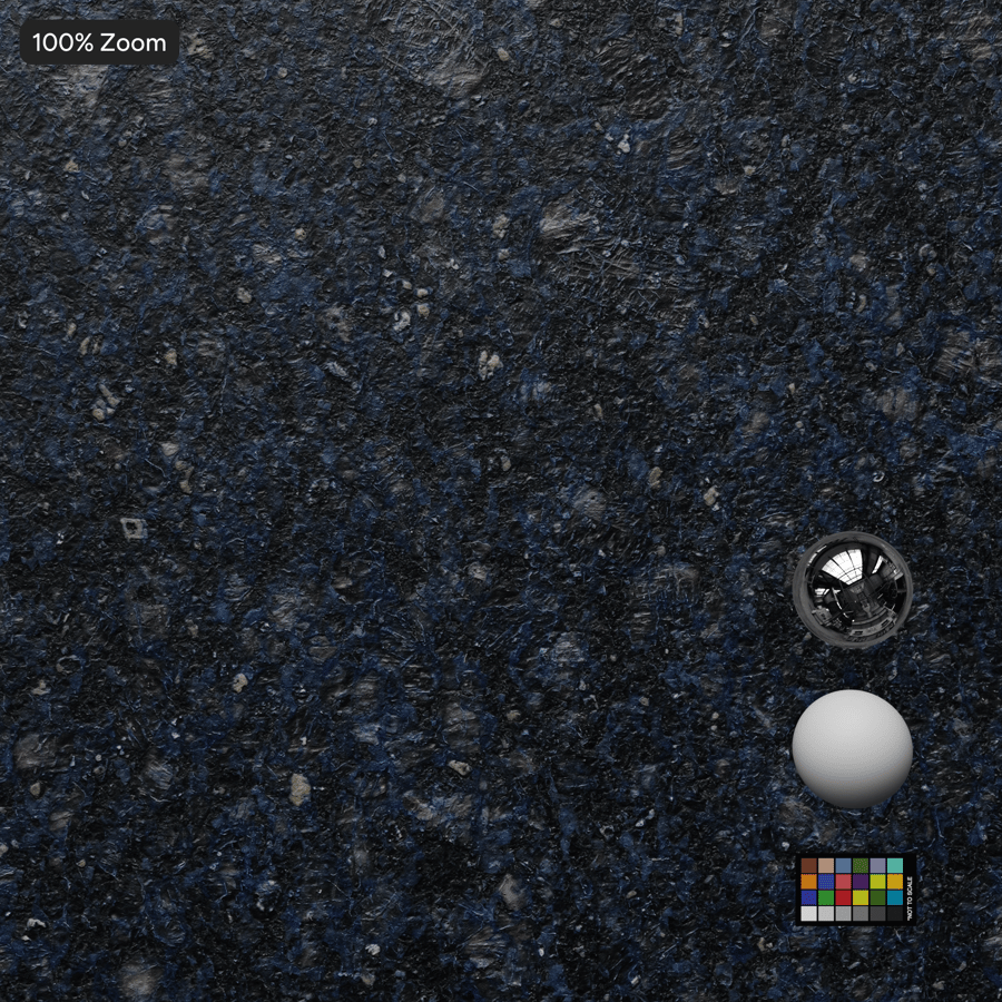 Granite Stone Slab Texture, Dark Blue
