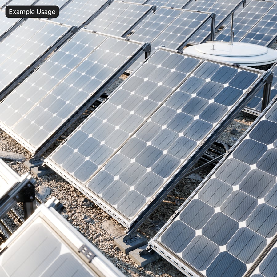 Painéis solares monocristalinos tipo B com moldura limpa Textura