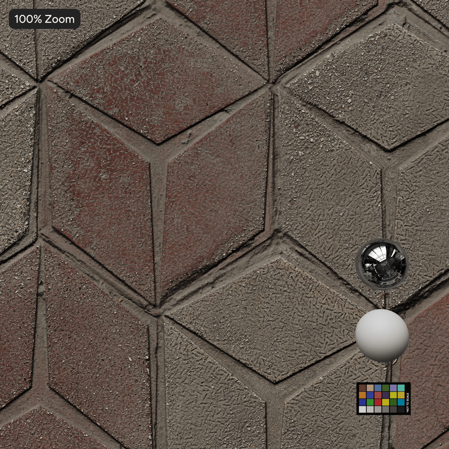 Texture de pavé diamantée, rayée