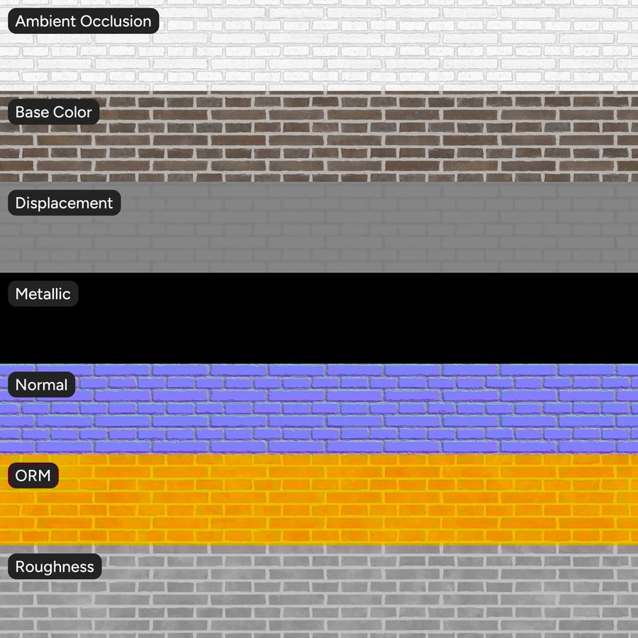 Sandfaced English Bond Brick Wall Texture, Grey