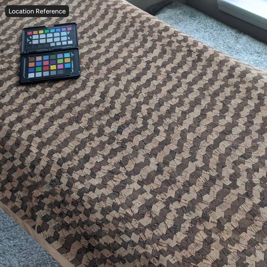 Textura têxtil em cortiça Chevron