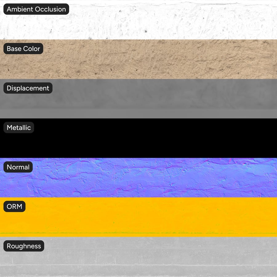Intonaco disordinato con texture parete con strisce di cemento