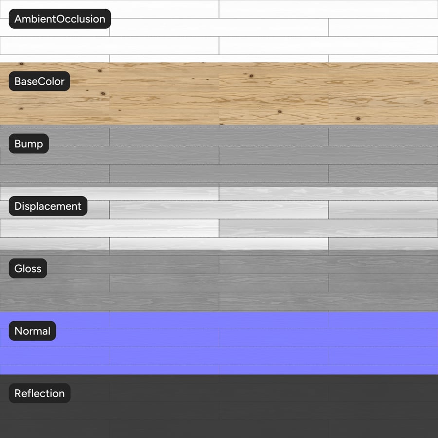 Pine Wood Board Texture, Natural
