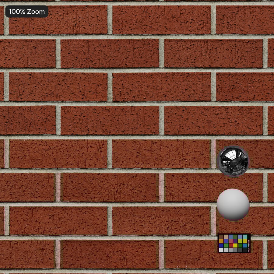 Dragfaced Running Bond Brick Wall Texture