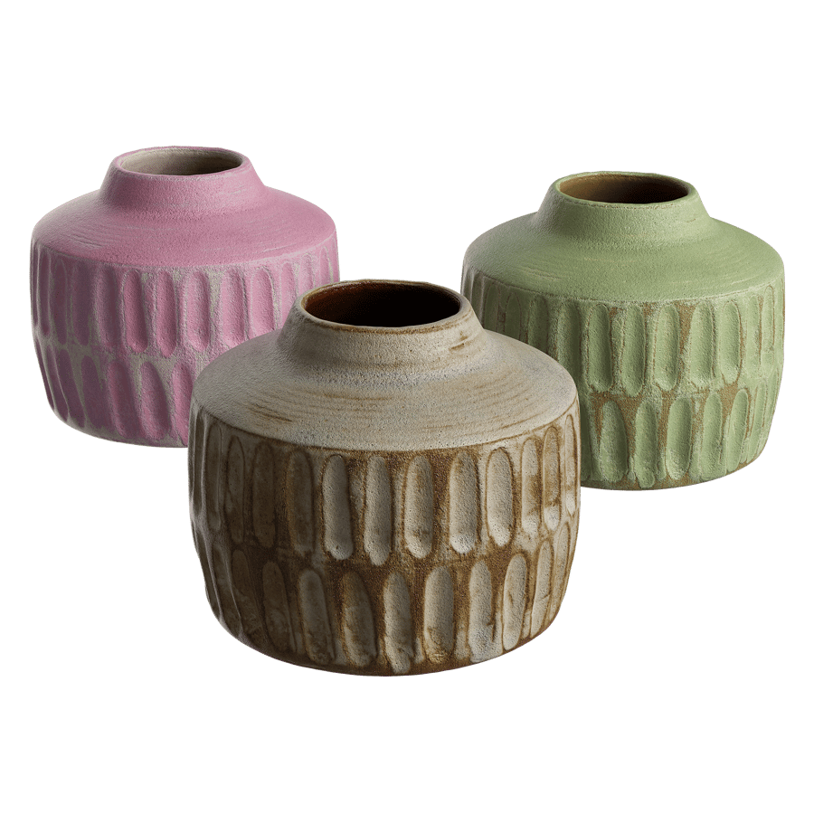 Rustic Ceramic Vase Models
